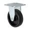 Casterhq 5"x1-1/4" Rigid Caster, Polyolefin Wheel, 325 lbs Capacity, Plate 24CR514PO82B-02 - alternate 1